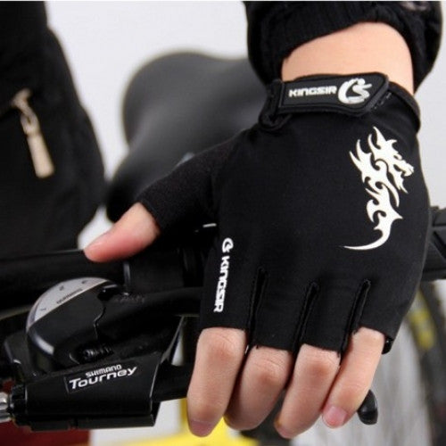 GEL Half Finger Men Cycling Gloves Slip